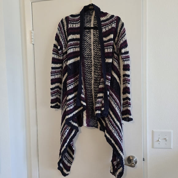Lucky Brand Striped Cardigan - Picture 1 of 4